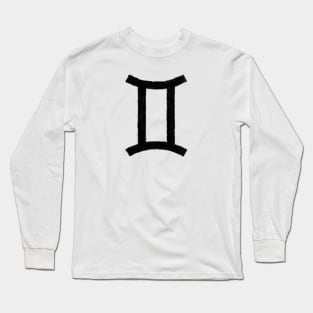 GEMINI SYMBOL IN OIL Long Sleeve T-Shirt